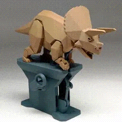 Sprinting Triceratops (Automata)