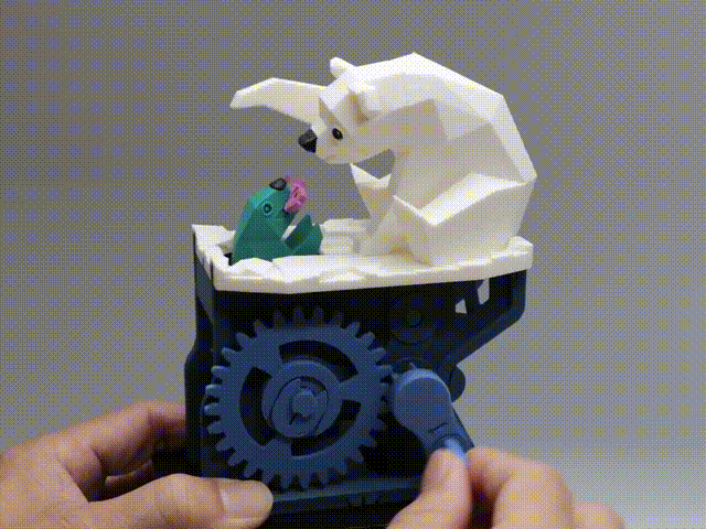 Polar Bear with Seal&nbsp;(automata)
