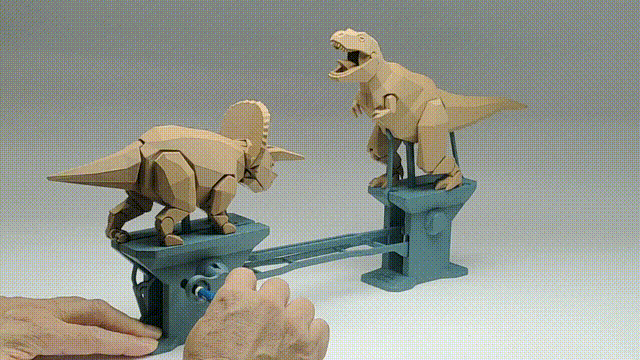 Triceratops vs. T-Rex&nbsp;(Automata)
