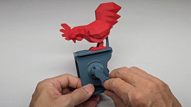 Rooster and worm&nbsp;(automata)